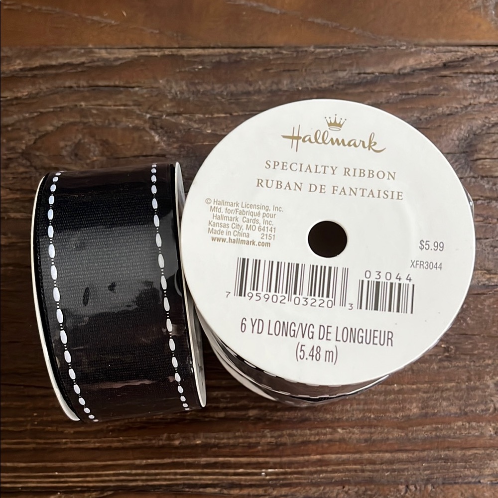 Hallmark Black Specialty Ribbon - set of 3